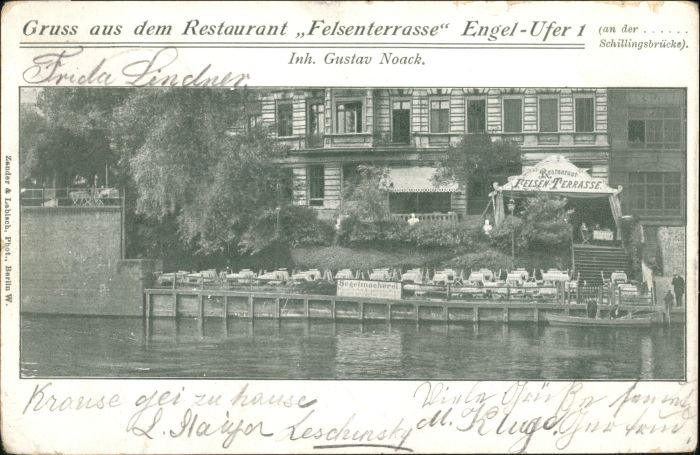 Berlin Restaurant Felsenterrasse
