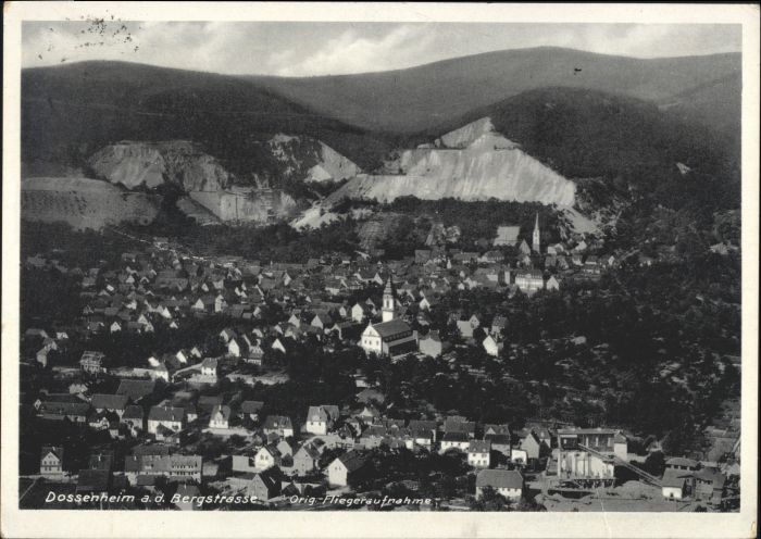 Dossenheim Fliegeraufnahme