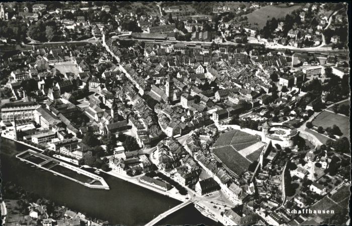 Schaffhausen SH Schaffhausen Fliegeraufnahme