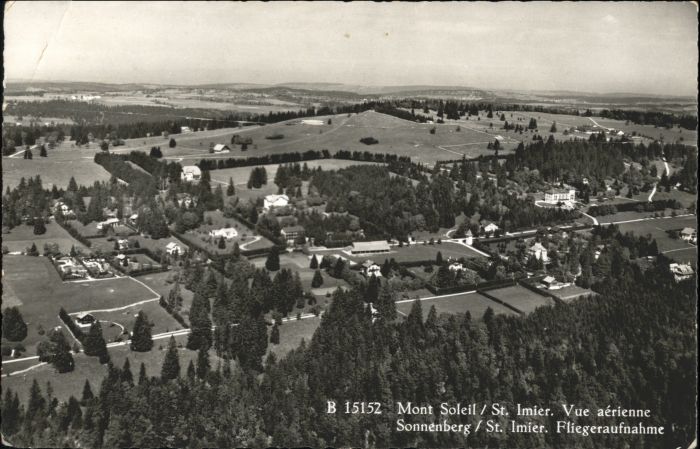 Mont Soleil Fliegeraufnahme