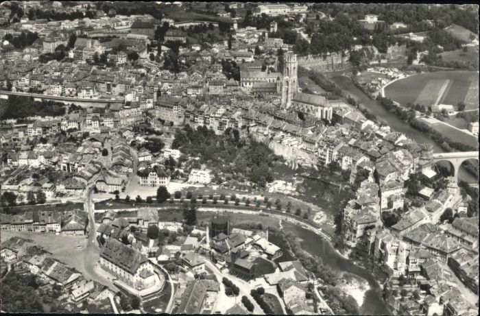 Fribourg FR Fribourg Fliegeraufnahme