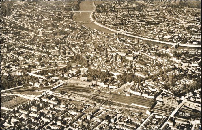 Basel BS Basel Fliegeraufnahme