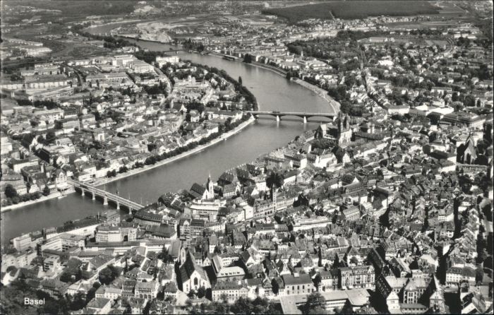 Basel BS Basel Fliegeraufnahme