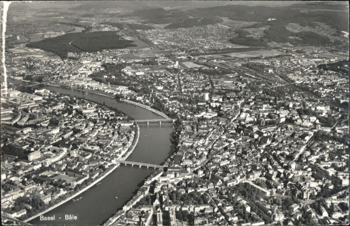 Basel BS Basel Fliegeraufnahme