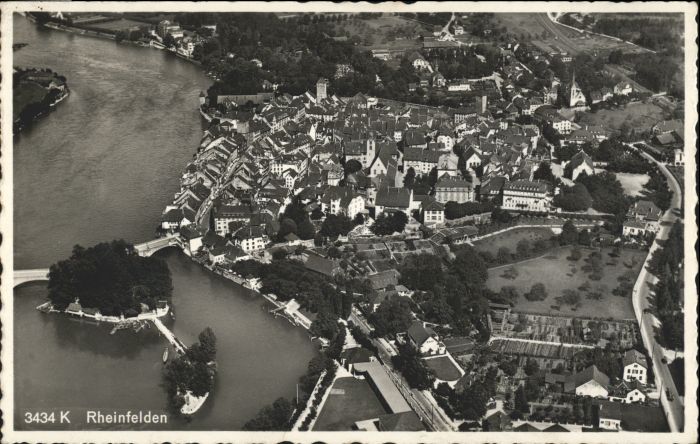 Rheinfelden AG Rheinfelden Fliegeraufnahme