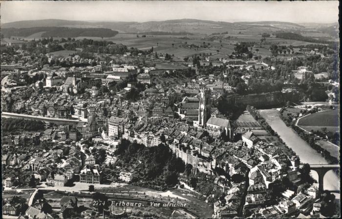 Fribourg FR Fribourg Fliegeraufnahme