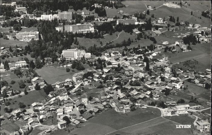 Leysin Fliegeraufnahme