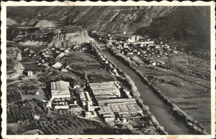 Chippis Fliegeraufnahme