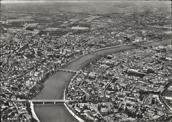 Basel BS Basel Fliegeraufnahme