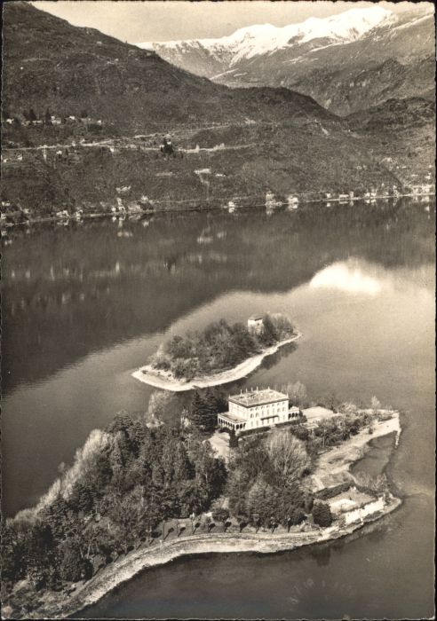 Brissago TI Brissago Fliegeraufnahme