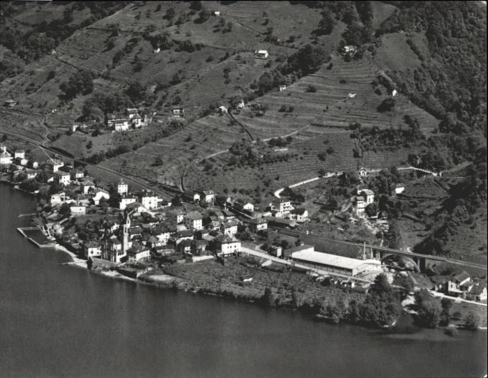 Monte Gambarogno Fliegeraufnahme