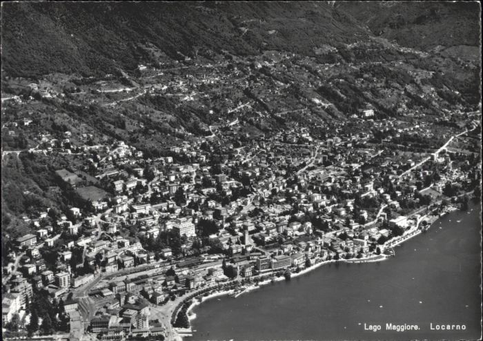 Locarno TI Locarno Fliegeraufnahme