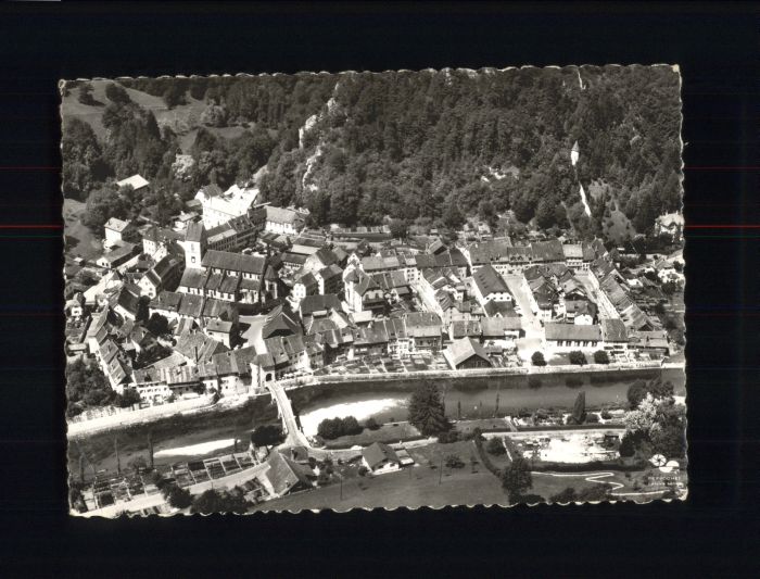 St Ursanne  Fliegeraufnahme