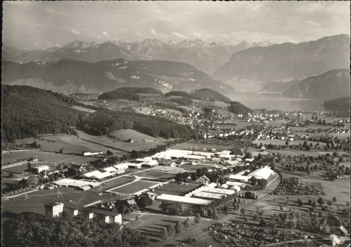 Luzern LU Luzern Schweizerische Ausstellung Landwirtschaft Fliegeraufnahme
