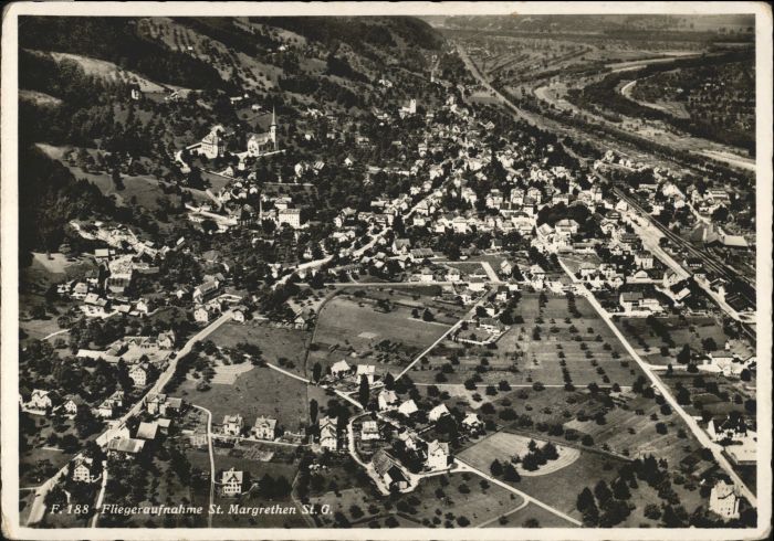St Margrethen SG St Margarethen Fliegeraufnahme