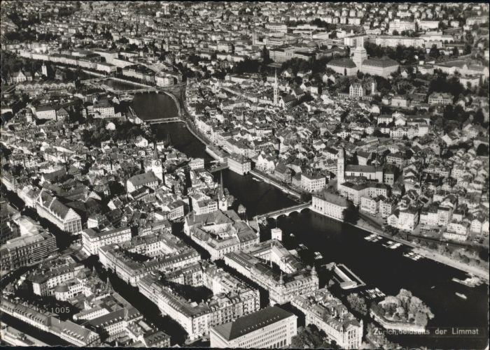 Zuerich Fliegeraufnahme