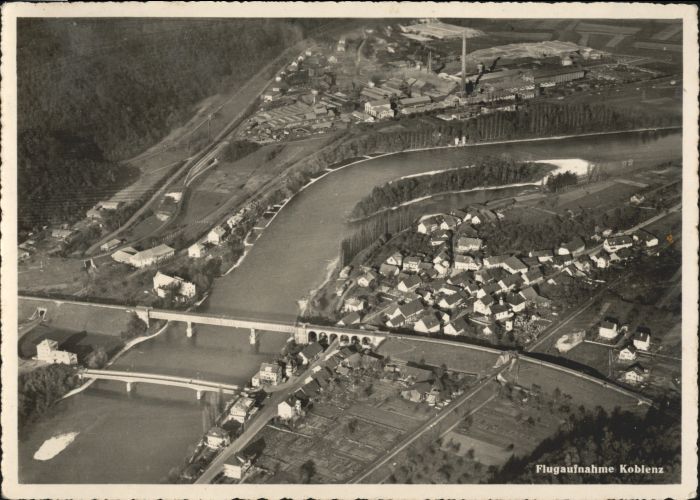 Koblenz Rhein Koblenz Fliegeraufnahme