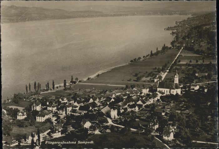 Sempach Fliegeraufnahme