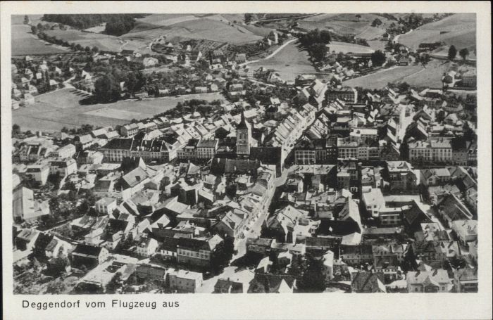Deggendorf Donau Deggendorf Fliegeraufnahme