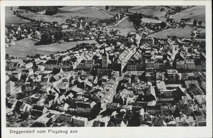 Deggendorf Donau Deggendorf Fliegeraufnahme