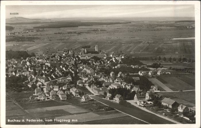 Bad Buchau Federsee Fliegeraufnahme
