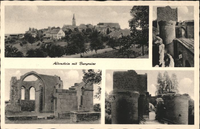 Altenstein Hassberge Burgruine