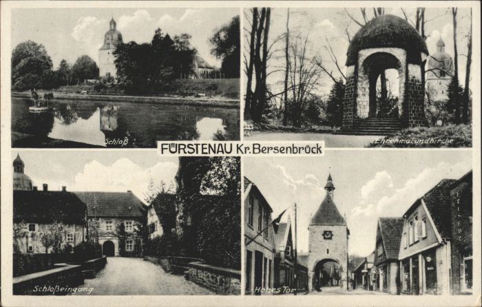 Fuerstenau Osnabrueck Fuerstenau Bramsche Schloss Hohes Tor