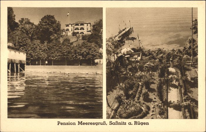 Sassnitz Ostseebad Ruegen Sassnitz Pension Meeresgruss