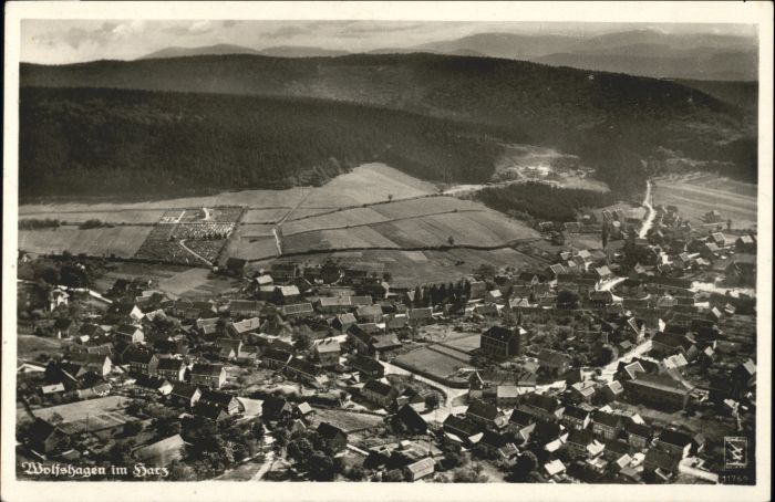 Wolfshagen Harz Fliegeraufnahme