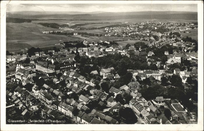 Clausthal-Zellerfeld Fliegeraufnahme