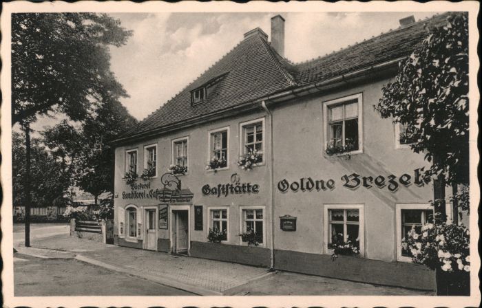 Moritzburg Sachsen Moritzburg Gaststaette Goldne Brezel