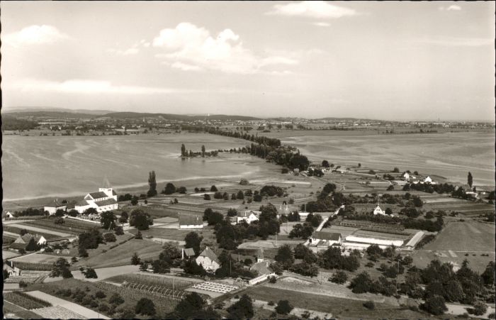 Oberzell Reichenau Insel Fliegeraufnahme