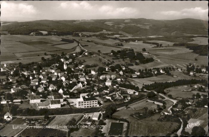 Herscheid Sauerland Herscheid Fliegeraufnahme