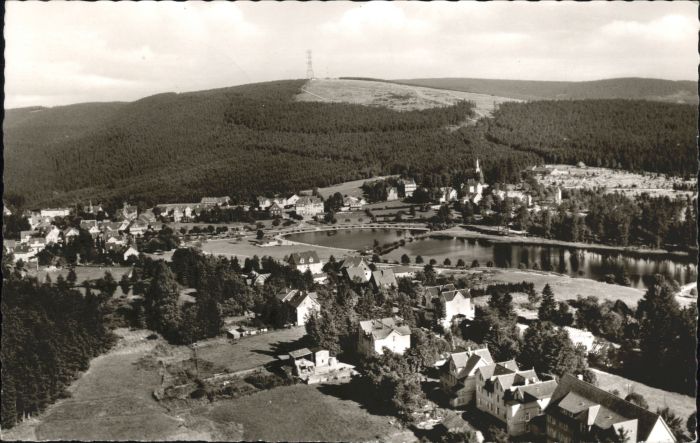Hahnenklee-Bockswiese Harz Hahnenklee-Bockswiese Fliegeraufnahme