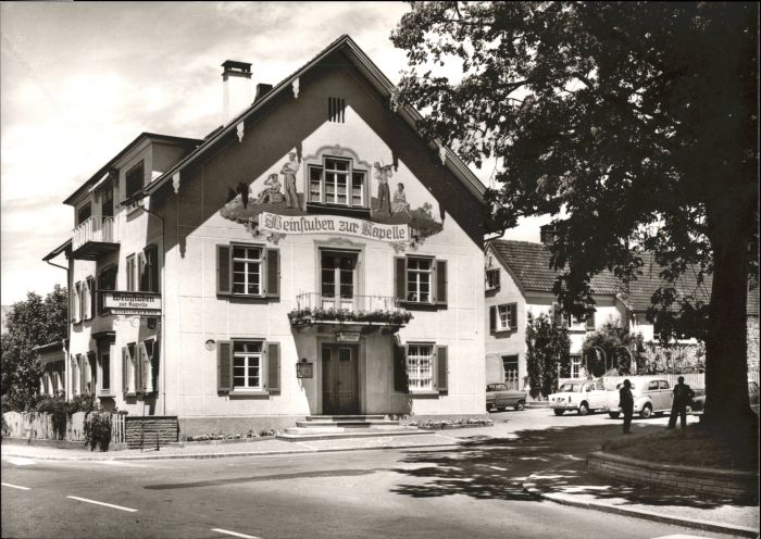 Kressbronn Bodensee Kressbronn Weinstuben zur Kapelle
