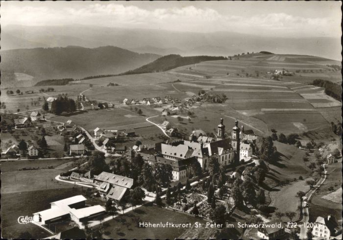 St Peter Schwarzwald Fliegeraufnahme