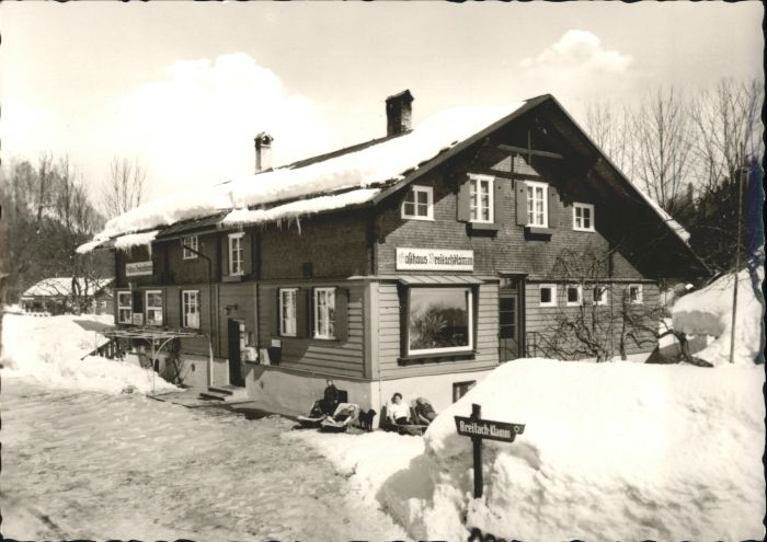 Tiefenbach Oberstdorf Gasthaus Breitachklamm