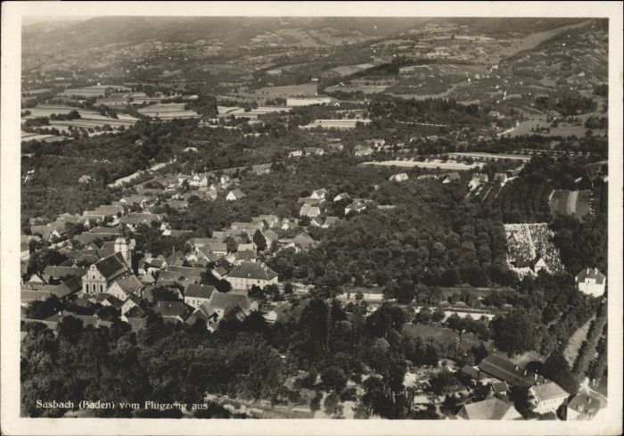Sasbach Achern Fliegeraufnahme