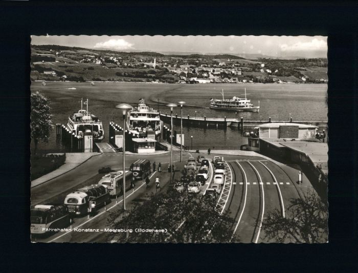 Meersburg Bodensee Meersburg Konstanz Faehrhafen Faehre *