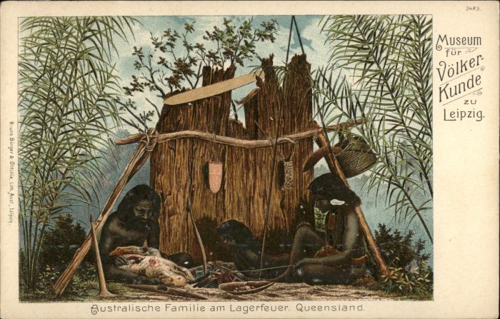 Leipzig Australische Familie Lagerfeuer