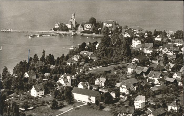 Wasserburg Bodensee Fliegeraufnahme