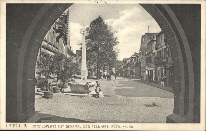 Lahr Schwarzwald Lahr Urteilsplatz Denkmal