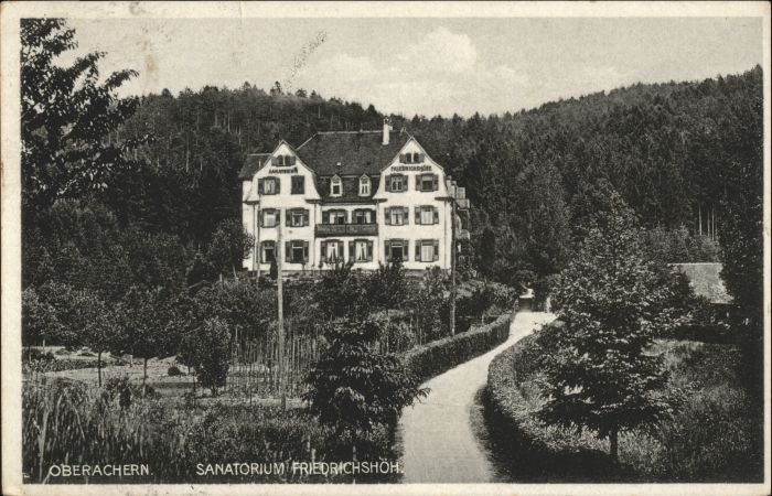 Oberachern Sanatorium Friedrichshoeh
