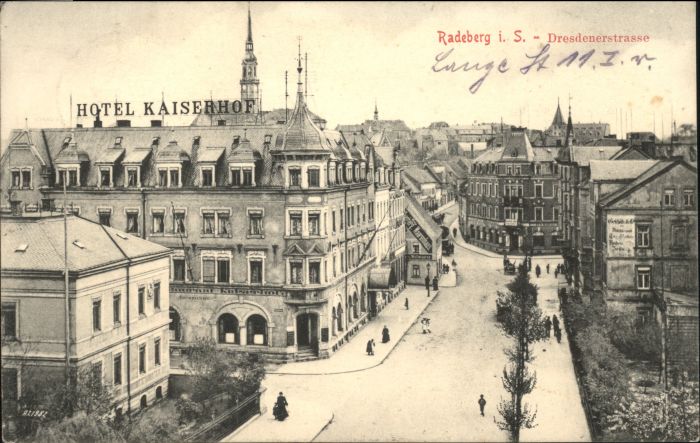 Radeberg Sachsen Dresdenerstrasse