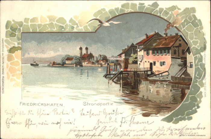 Friedrichshafen Bodensee Friedrichshafen Kuenstler K Fuchs