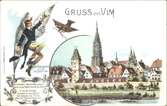 Ulm Donau Der Schneider