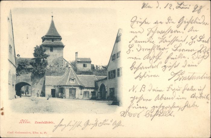 Ulm Donau Zundelthoerle