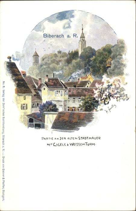 Biberach Riss Weissen Turm