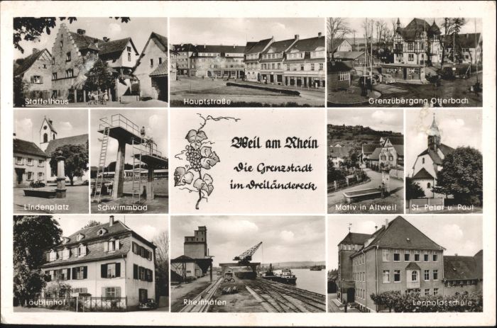 Weil Rhein Staffelhaus Lindenplatz Laeublinhof Leopolds Schule St Peter Paul Ki