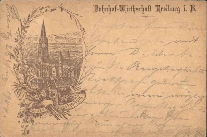 Freiburg Breisgau Bahnhof Wirtschaft